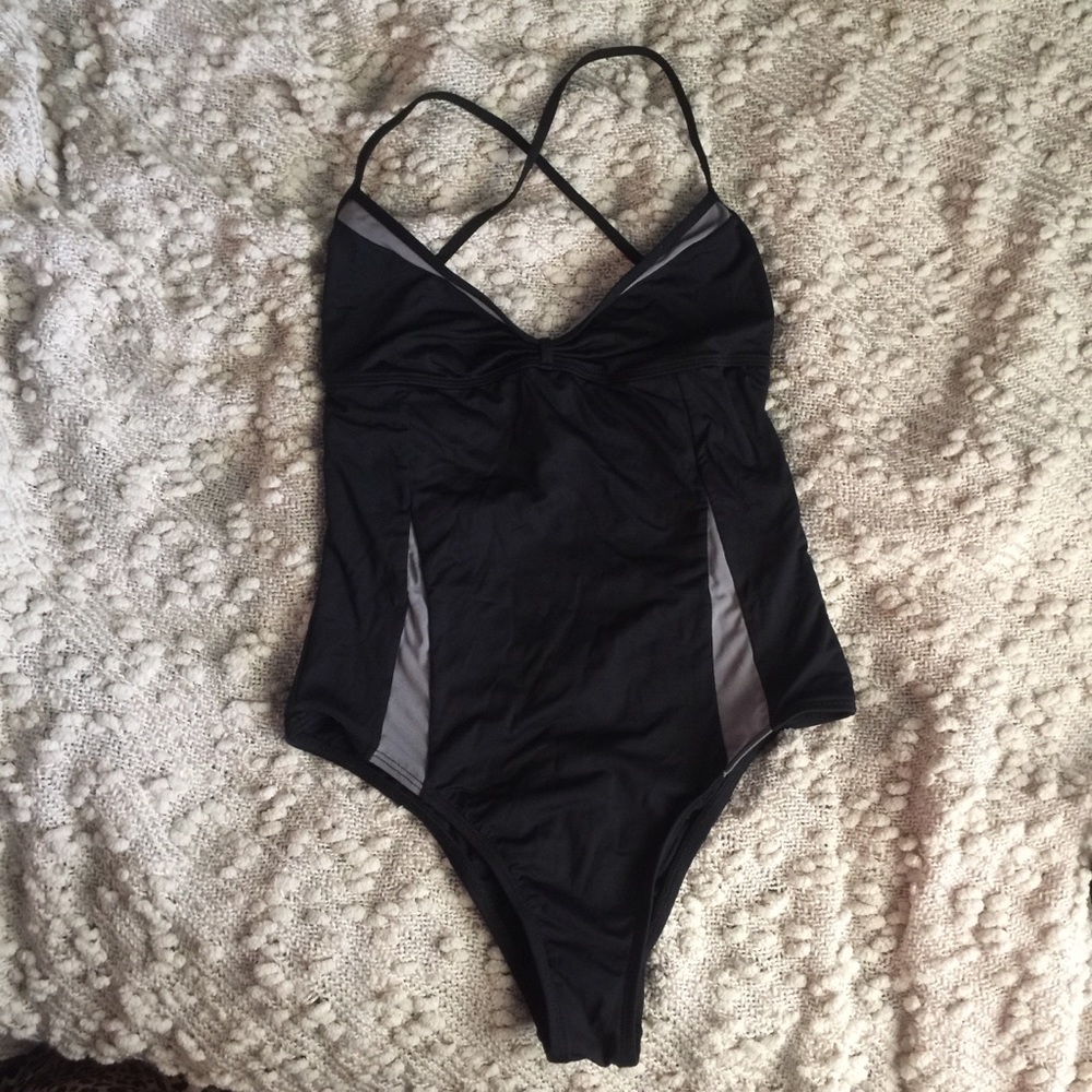 L*Space One Piece Black Swimsuit Bathing Suit